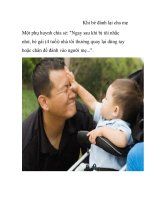 Khi bé đánh lại cha mẹ ppsx