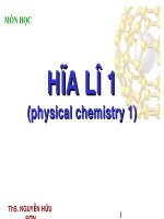 Chương 1. Nhiệt hóa học potx