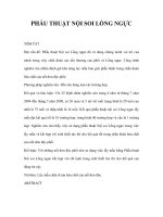 PHẪU THUẬT NỘI SOI LỒNG NGỰC doc