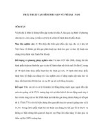 PHẪU THUẬT TẠO HÌNH THU GỌN VÚ PHÌ ĐẠI NAM ppsx