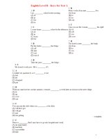 Tổng hợp ôn thi công chức tiếng Anh