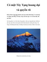 Có một Tây Tạng hoang dại và quyến rũ pptx