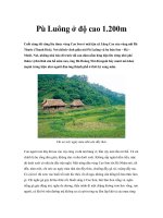 Pù Luông ở độ cao 1.200m pptx