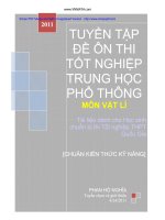 tuyển tập đề ôn thi tốt nghiệp trung học phổ thông môn vật lý