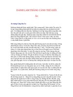 DANH LAM THẮNG CẢNH THẾ GIỚI - Áo pps