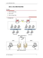 BÀI 3: CẤU HÌNH ROUTING pdf
