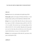 TẮC ỐNG DẪN TRỨNG Ở BỆNH NHÂN VÔ SINH THỨ PHÁT docx