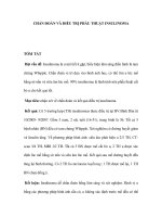 CHẨN ĐOÁN VÀ ĐIỀU TRỊ PHẪU THUẬT INSULINOMA docx