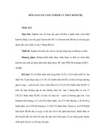 RỐI LOẠN SẮC GIÁC Ở BỆNH LÝ THẦN KINH THỊ docx