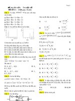 ĐỀ THI MÔN XỬ LÝ TÍN HIỆU SỐ ĐỀ 5 pptx