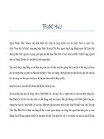 CÁC CỤ TRẠNG VIỆT NAM - TRẠNG HẦU pps