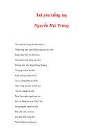 Tôi yêu tiếng mẹ Nguyễn Hải Trừng pdf