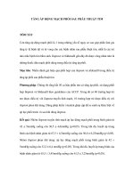 TĂNG ÁP ĐỘNG MẠCH PHỔI SAU PHẪU THUẬT TIM potx