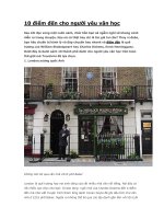 10 điểm đến cho người yêu văn học ppsx