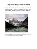 Argentina: Tango của thiên nhiên ppsx