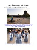 Nara cố đô tuyệt đẹp của Nhật Bản ppt