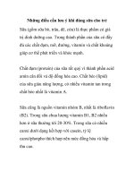 Những điều cần lưu ý khi dùng sữa cho trẻ ppt