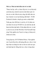 Mát xa: Món ăn tinh thần cho trẻ sơ sinh pps