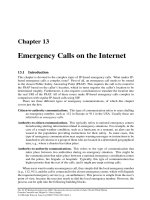 Chapter 13 - Emergency Calls on the Internet pptx