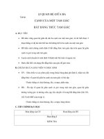 giáo án toán học: hình học 7 tiết 52+53 doc