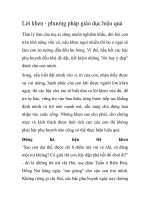 Lời khen - phương pháp giáo dục hiệu quả pot