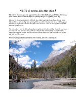 Núi Tứ cô nương, dãy Alps châu Á ppsx