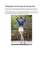 Trang phục vui chơi ngày hè siêu gợi cảm docx