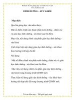 DINH DUỠNG – SỨC KHỎE pps