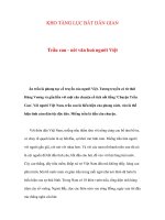 KHO TÀNG LỤC BÁT DÂN GIAN - Trầu cau - nét văn hoá người Việt docx