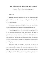 THAY THẾ THỰC QUẢN TRONG PHẪU THUẬT ĐIỀU TRỊ UNG THƯ TÂM VỊ VÀ 1/3 DƯỚI THỰC QUẢN doc