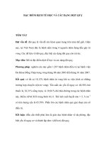 ĐẶC ĐIỂM DỊCH TỄ HỌC VÀ CÁC DẠNG ĐỘT QUỴ pps