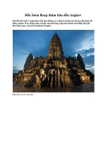 Đến Siem Reap thăm khu đền Angkor ppt