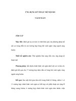 ỨNG DỤNG KỸ THUẬT MỔ NỘI SOI VÁCH NGĂN TÓM TẮT Mục tiêu: đánh giá sự an pot