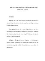 HIỆU QUẢ ĐIỀU TRỊ GÃY XƯƠNG HÀM DƯỚI BẰNG HỆ THỐNG NẸP - VÍT NÉN ppsx