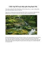 Chốn Ngũ Hồ tuyệt diệu giữa lòng Bạch Mã doc