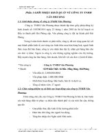 báo cáo thực tập về công ty tnhh vân phương