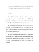 SỰ LÀNH XƯƠNG TRONG PHẪU THUẬT HÀN XƯƠNG CHÀY MÁC ĐIỀU TRỊ KHỚP GIẢ HAI XƯƠNG CẲNG CHÂN doc