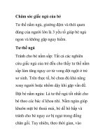 Chăm sóc giấc ngủ của bé ppt