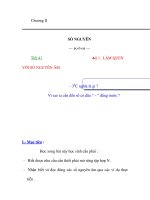 Giáo Án Toán Học :đại số 6 Tiết 41+42 potx