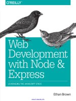web development with node and express