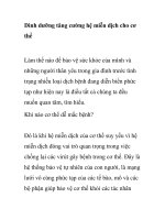 Dinh dưỡng tăng cường hệ miễn dịch cho cơ thể pdf