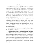 Tình hình triển khai nghiệp vụ bào hiểm XNK vận chuyển bằng đường biển part1 potx