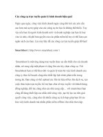 Các công cụ trực tuyến quản lý kinh doanh hiệu quả! docx