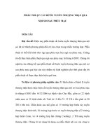 PHẪU THUẬT CẮT BỨỚU TUYẾN THƯỢNG THẬN QUA NỘI SOI SAU PHÚC MẠC pps