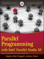 parallel programming with intel parallel studio xe