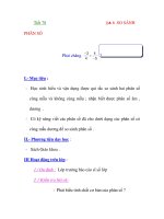 Giáo Án Toán Học :đại số 6 Tiết 78+79 docx