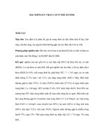 ĐẶC ĐIỂM SUY THẬN CẤP Ở TRẺ SƠ SINH potx