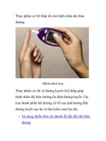 Thực phẩm có GI thấp tốt cho bệnh nhân đái tháo đường potx