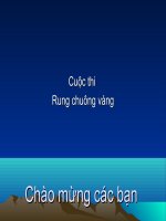 Cuộc thi rung chuông vàng ppt