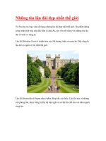 Những tòa lâu đài đẹp nhất thế giới docx